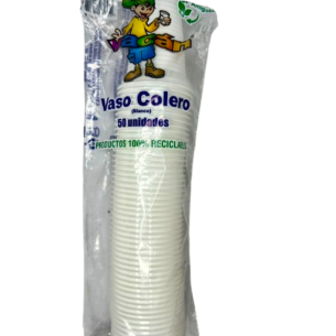 Vaso 5oz colero VACAN paquete x50U