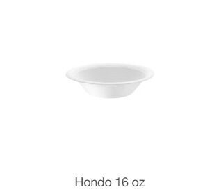 Plato hondo 16onz