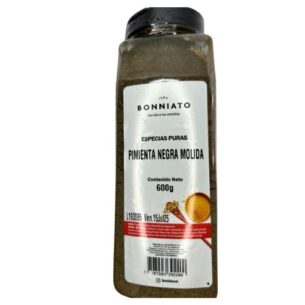 Pimienta negra molida BONNIATO x600gr